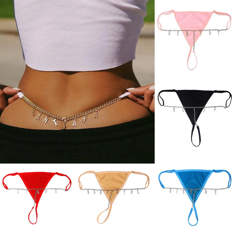 Custom Name Thong