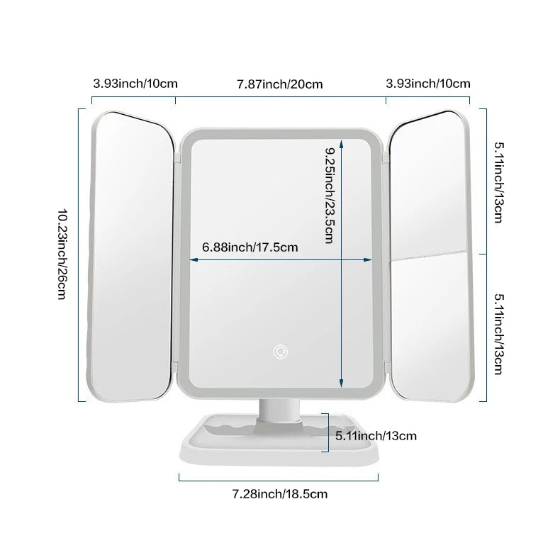 LED Vanity Mirror with Light